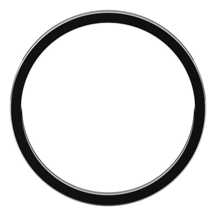 14K White Gold 1.5 mm Flat Band Size 7.5