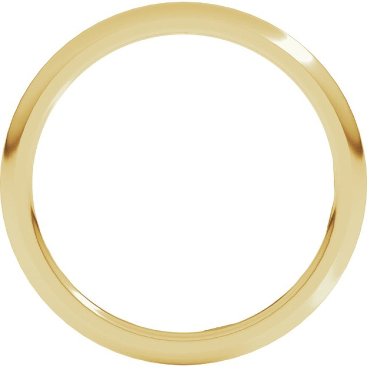 10K Yellow Gold 1.5 mm Comfort-Fit Half Round Band Size 6