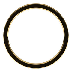 14K Yellow Gold 1.5 mm Flat Comfort Fit Light Band Size 8.5