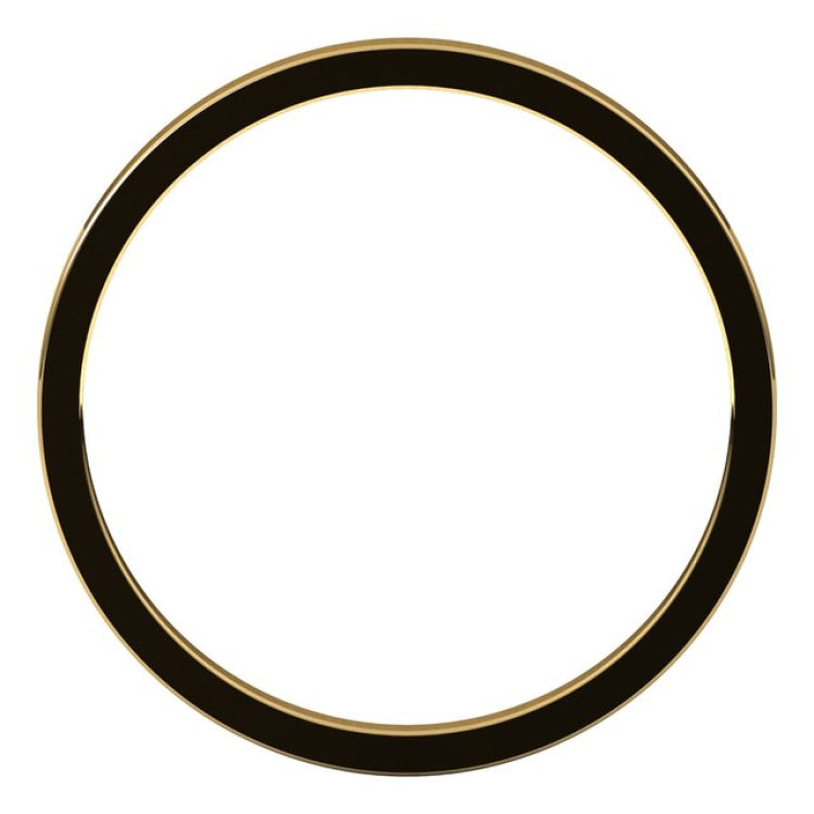 10K Yellow Gold 1.5 mm Flat Band Size 12.5