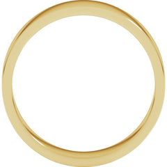 10K Yellow Gold 5 mm Flat Band Size 8.5