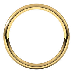 18K Yellow Gold 2 mm Comfort-Fit European-Style Band Size 4