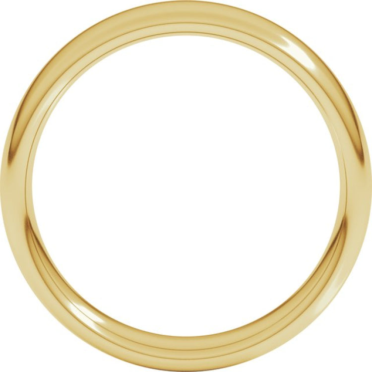 18K Yellow Gold 5 mm Comfort-Fit European-Style Band Size 7.5