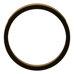 14K Yellow Gold 3.5 mm Flat Band Size 10