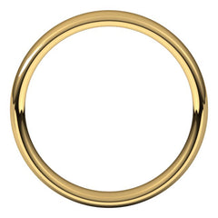 14K Yellow Gold 4.5 mm Comfort-Fit European-Style Band Size 6.5