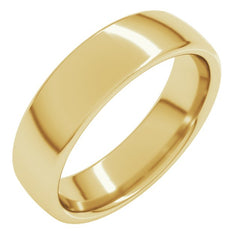 14K Yellow Gold 5.5 mm Comfort-Fit European-Style Band Size 10.5