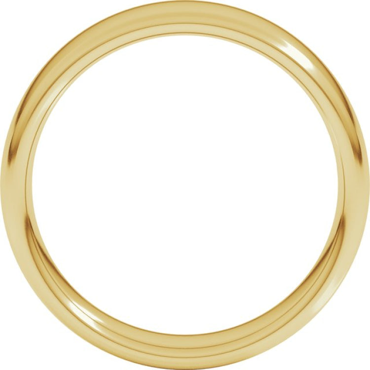 10K Yellow Gold 5.5 mm Comfort-Fit European-Style Band Size 10