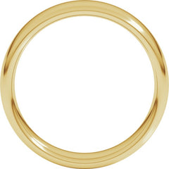 14K Yellow Gold 5.5 mm Comfort-Fit European-Style Band Size 8