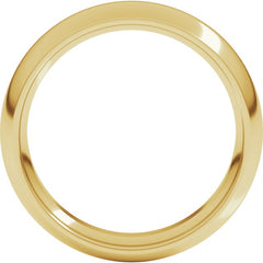14K Yellow Gold 5.5 mm Comfort-Fit Half Round Band Size 9
