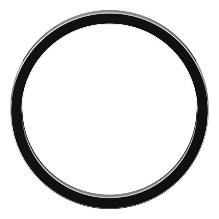 14K White Gold 2 mm Flat Band Size 9.5