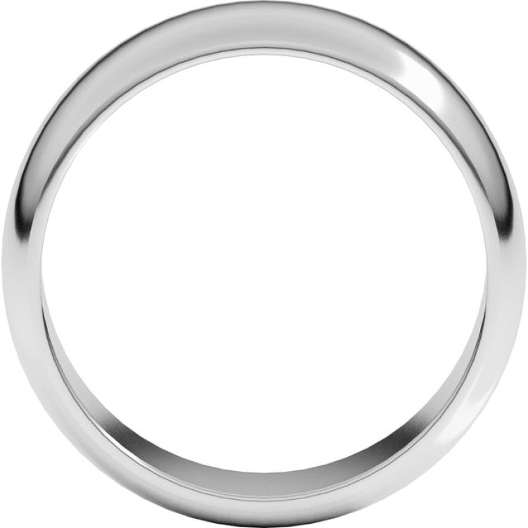 Palladium 7 mm Half Round Band Size 9