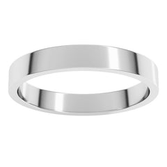 Sterling Silver 3 mm Flat Band Size 6