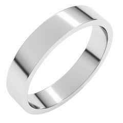 Sterling Silver 4 mm Flat Band Size 7