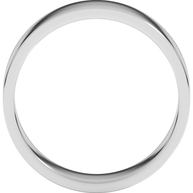 Sterling Silver 6 mm Flat Band Size 9.5