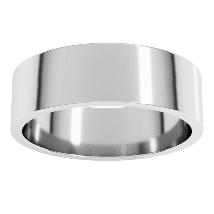 Sterling Silver 6 mm Flat Band Size 9.5