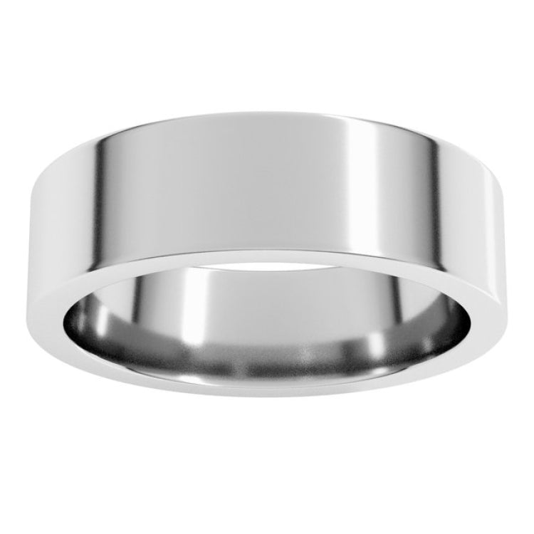 Continuum Sterling Silver 6 mm Comfort-Fit Flat Band Size 10.5