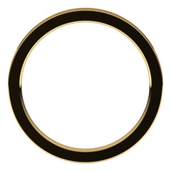 14K Yellow Gold 2 mm Comfort-Fit Flat Band Size 4