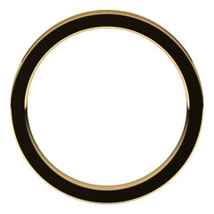 14K Yellow Gold 2.5 mm Comfort-Fit Flat Band Size 8
