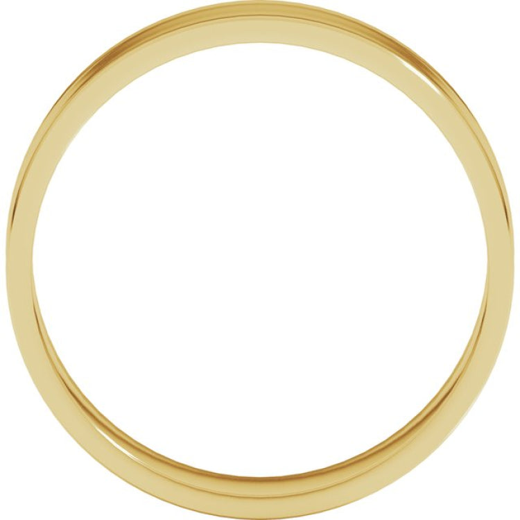 10K Yellow Gold 5 mm Ultra-Lightweight Flat Band Size 9.5