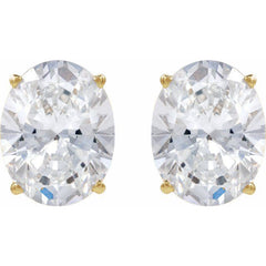 14K Yellow Gold 1/3 CTW Lab-Grown Diamond Earrings