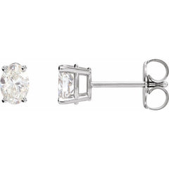 Sterling Silver 1/3 CTW Lab-Grown Diamond Earrings