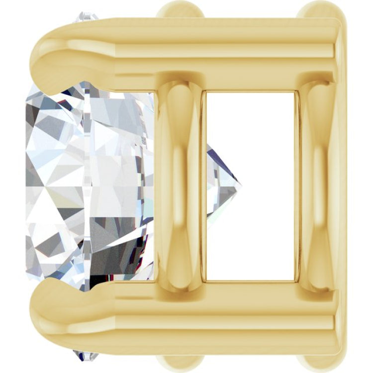 14K Yellow Gold 1/2 CT Lab-Grown Diamond Pendant