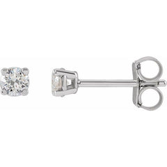 14K White Gold 3 CTW Lab-Grown White Diamond Earrings
